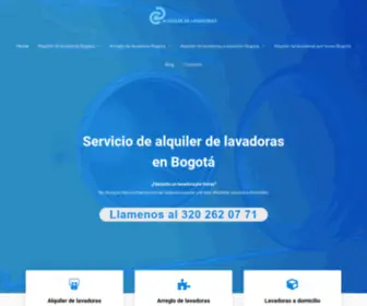 Alquilerlavadorasbogota.com(Alquiler de lavadoras Bogota) Screenshot