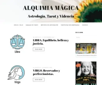 Alquimiamagica.com(Alquimia Mágica) Screenshot