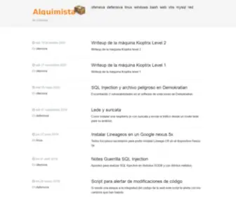 Alquimistadesistemas.com(Alquimista de sistemas) Screenshot