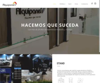 Alquipanel.com(30 años de Experiencia en Diseño y Montaje) Screenshot