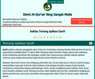 Alqurandata.com(Al-Qur'an Data) Screenshot