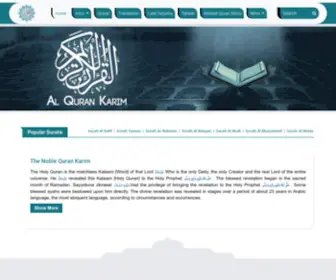 Alqurankarim.net(The Noble Quran Karim (قران كريم)) Screenshot