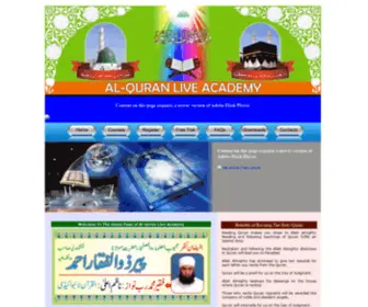 Alquranliveacademy.com(Al-Quran Live Academy) Screenshot