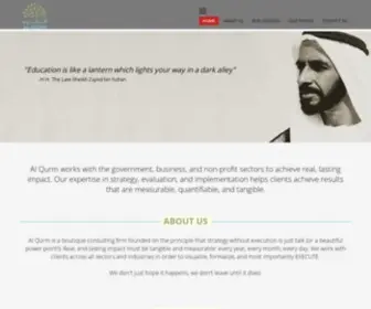 Alqurm.ae(Al Qurm Management Consultancy) Screenshot