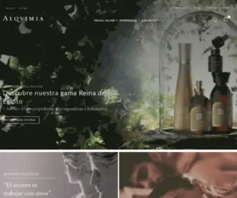 AlqVimia.com(Alta cosmética natural) Screenshot