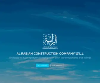 Alrabiahkw.com(AL RABIAH CONSTRUCTION COMPANY W.L.L) Screenshot