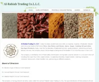 Alrabiahtrading.com(Al-Rabiah Trading Co.L.L.C) Screenshot