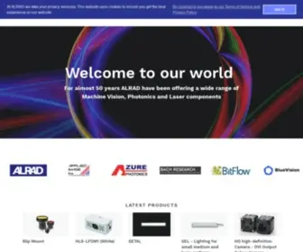 Alrad.com(Supplier of Machine Vision) Screenshot