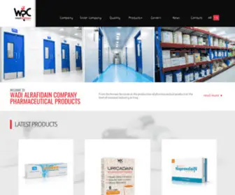 Alrafidain-Pharma.com(WRC) Screenshot