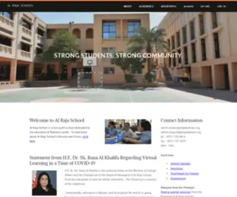 Alrajabahrain.org(AL RAJA SCHOOL) Screenshot