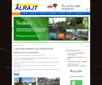 Alrajt.com(Välkommen till Ålrajt Information AB) Screenshot