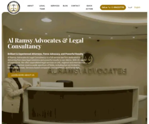 Alramsyadvocates.com(Al Ramsy Advocates & Legal Consultancy) Screenshot