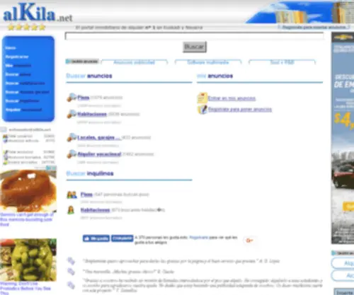 Alrastro.net(Anuncios clasificados en Euskadi y Navarra) Screenshot