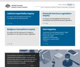ALRC.gov.au(The Federal Australian law reform body) Screenshot