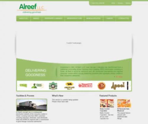 Alreefoman.com(Al Reef L.L.C) Screenshot