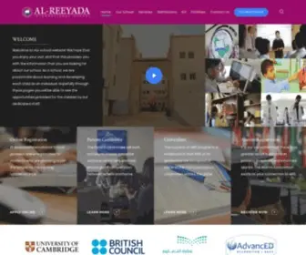Alreeyada-School.com(Al-Reeyada International School) Screenshot