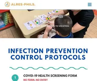 Alresishome.org(ALRES Philippines) Screenshot