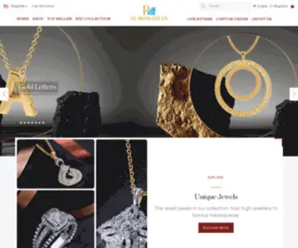 Alromaizan.com(Al-Romaizan for Gold & Jewelery) Screenshot
