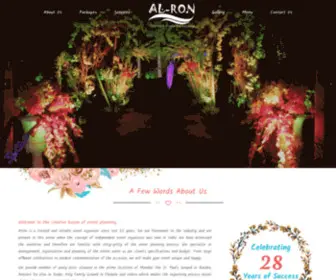 Alron.in(The creative haven of event planning) Screenshot