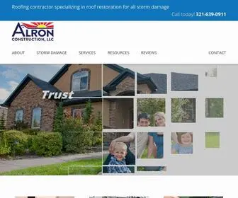 Alronroofing.com(Alron Construction) Screenshot