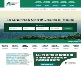 Alrvsales.com(New and Used RVs for Sale in Tennessee) Screenshot