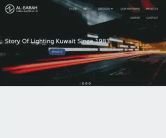 Alsabahelectric.com(Al-Sabah General Electrical) Screenshot