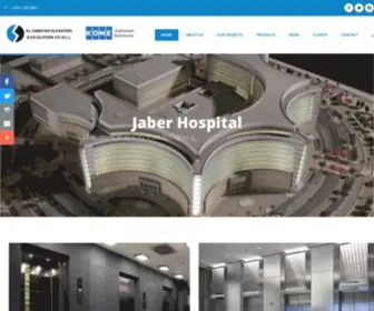 Alsabriyahelev.com(Al-sabriyah Elevators & Escalators Co) Screenshot