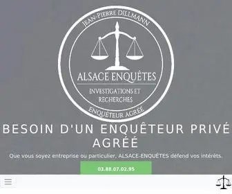 Alsace-Enquetes.com(Alsace) Screenshot