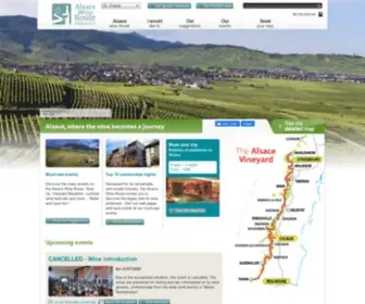 Alsace-Wine-Route.com(Alsace Wine Route) Screenshot