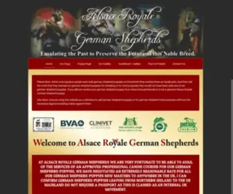 Alsaceroyalegermanshepherds.com(Alsace Royale German Shepherds) Screenshot
