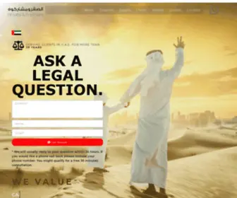 Alsafarpartners.com(Dubai Law Firm) Screenshot