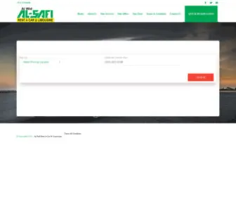 Alsafirentacar.com(Al Safi) Screenshot