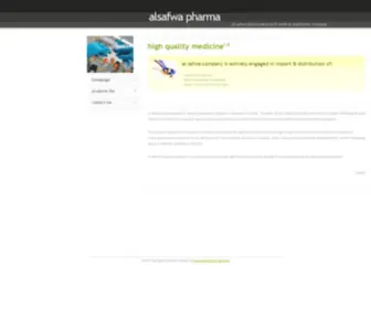 Alsafwapharma.com(Al SAFWA PHARMACEUTICAL & MEDICAL EQUIPMENT COMPANY) Screenshot