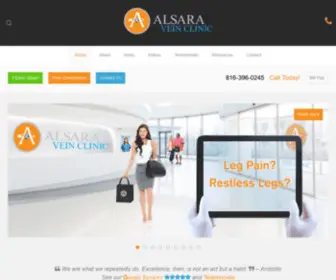 Alsaraclinic.com(Varicose Vein Treatments St) Screenshot