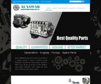 Alsawabgroup.net(AL SAWAB AUTO SPARE PARTS TR L.L.C) Screenshot