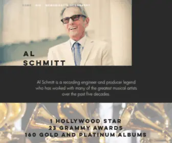 Alschmitt.com(Al Schmitt) Screenshot