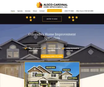 Alsco-Cardinal.com(Alsco-Cardinal Home Improvement) Screenshot