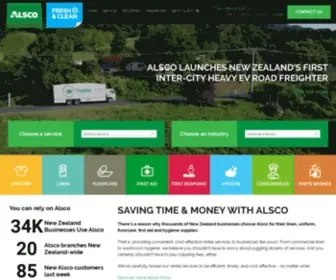 Alsco.co.nz(Fully Managed Services) Screenshot