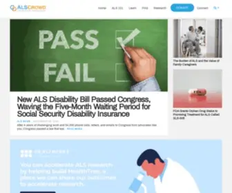 Alscrowd.org(ALS Crowd) Screenshot