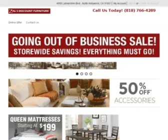 Alsdiscountfurniture.com(We know that a cozy and well organized bedroom) Screenshot