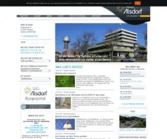 Alsdorf.de(Ämter) Screenshot