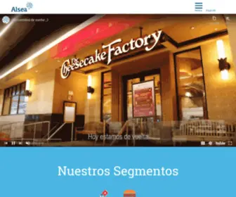 Alsea.com.mx Screenshot