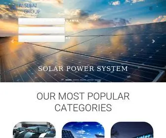 Alsebai-Group.com(سبوت إنارة ليد) Screenshot