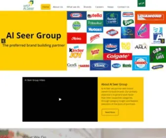 Alseer.com(Al Seer Group) Screenshot