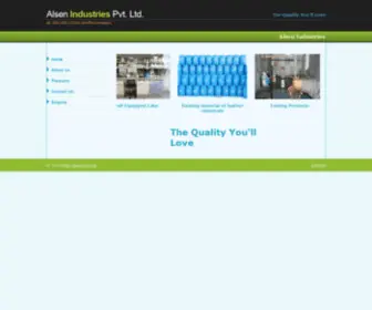 Alsenindustries.com(Alsen Industries Pvt) Screenshot