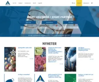 AlsGlobal.no(ALS Laboratory Group Norway AS) Screenshot