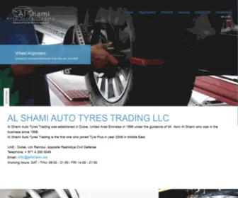 Alshami.ae(Al Shami Auto Tyres) Screenshot