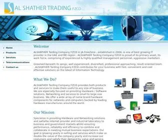 Alshather.com(AL SHATHER Tarding Company FZCO) Screenshot