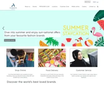Alshaya.com(Alshaya Group) Screenshot