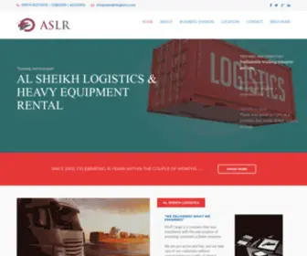 Alsheikhlogistics.com(Al Sheikh Logistics) Screenshot